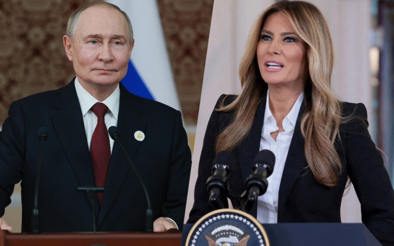 Putin Melaniya Trampa təşəkkür etdi