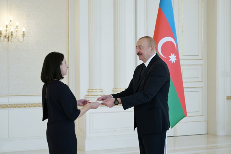 İlham Əliyev Fransanın səfirinin etimadnaməsini qəbul edib - FOTOLAR