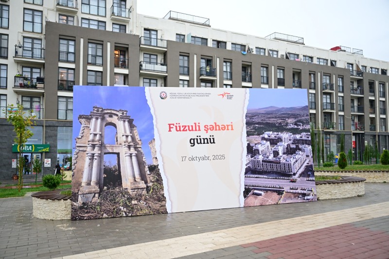 Füzuli Şəhəri Günü geniş konsert proqramı və atəşfəşanlıqla başa çatıb