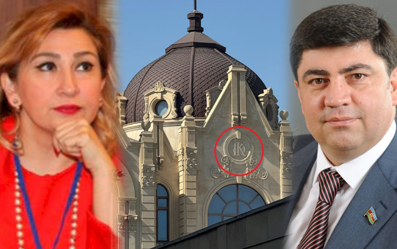 O da atası kimi adını villasına həkk etdirib - FOTO