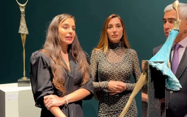 Leyla Əliyeva “Q Gallery Berlin”dən paylaşım etdi - VİDEO