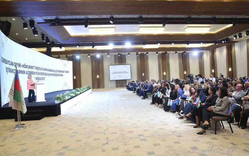 Əməkdaşlıq Forumunun iştirakçıları Prezidentə müraciət ünvanladı