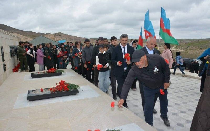 Cəbrayılın Daş Veysəlli kəndində Şəhidlər Abidə Kompleksi yaradılıb - FOTOLAR