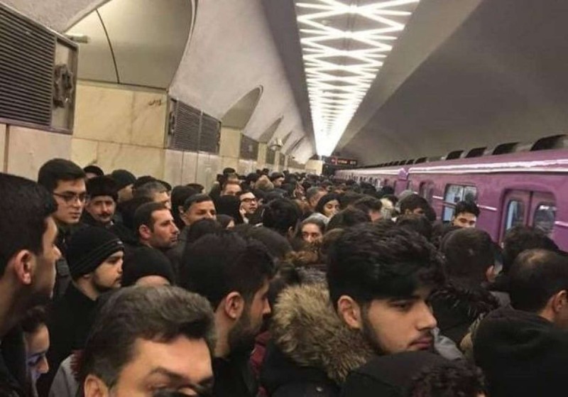 Bakı metrosunda İNSİDENT: həbs edilənlər var