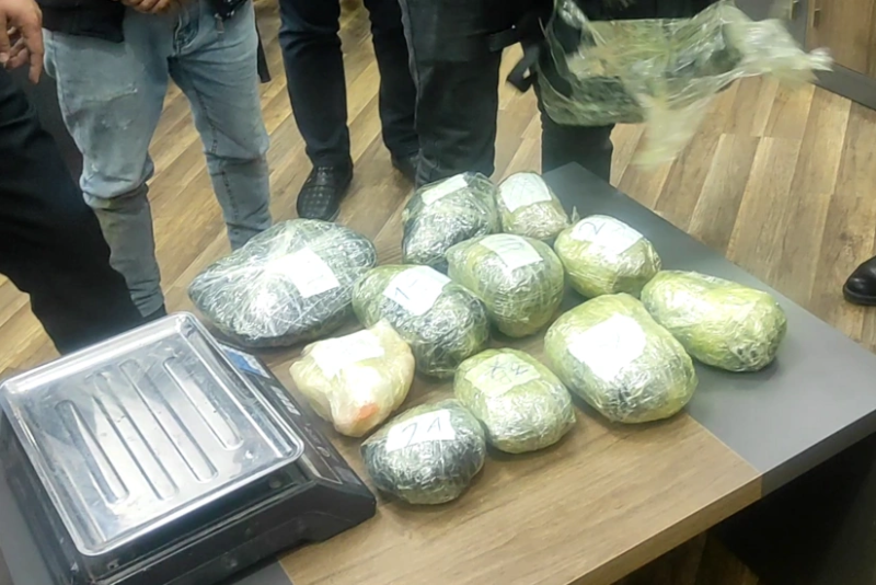 Polis əməkdaşları tərəfindən 25 kq narkotik vasitə aşkarlanıb