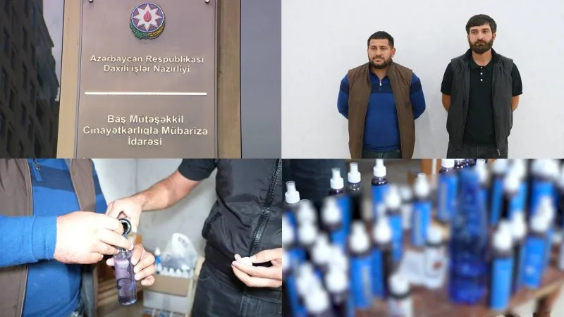 Polis dabaq xəstəliyinə qarşı saxta dərman hazırlayan şəxsləri saxladı - VİDEO