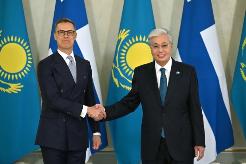 Tokayev və Stubb Orta Dəhlizin inkişafına dəstək oldular