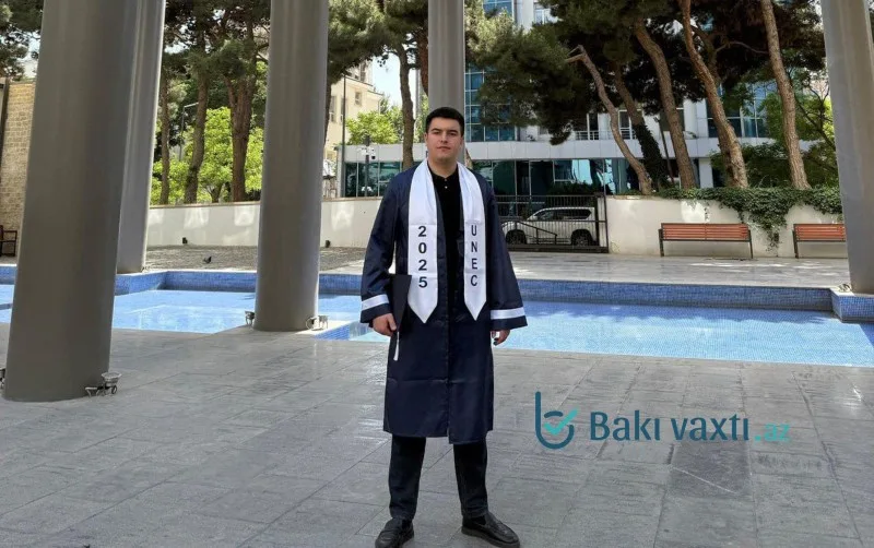 UNEC-in vəfat edən məzununun Məzarı - FOTO