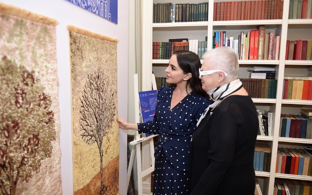 Leyla Əliyeva “Püstə: canlı irs” təqdimatını izlədi - FOTOLAR