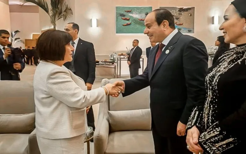 Sahibə Qafarova Böyük Misir Muzeyinin açılış mərasimində iştirak edib - FOTO