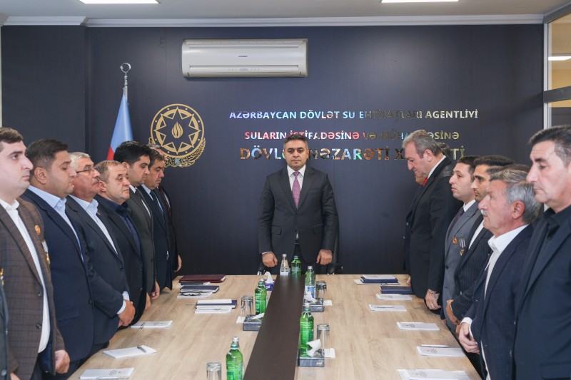 Vətən müharibəsi iştirakçıları ilə görüş keçirildi - FOTOLAR