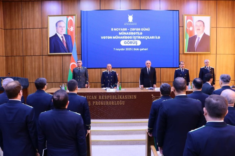 Baş Prokurorluqda Zəfər gününə həsr olunmuş tədbir KEÇİRİLDİ - FOTOLAR