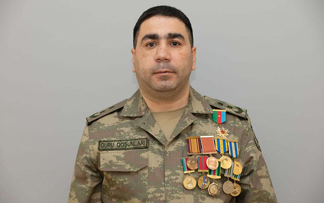 Hərbi liseyin rəisinə orden verildi