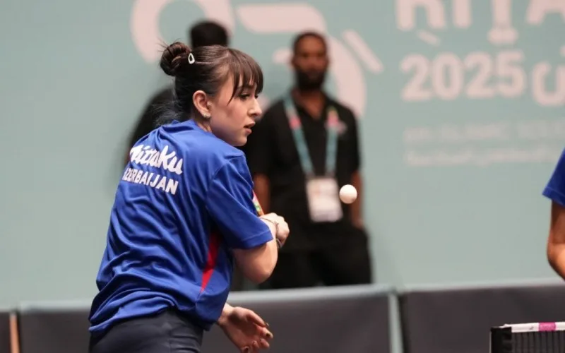 Stolüstü tennis yığmamız İslamidada 1/4 finala vəsiqə qazandı