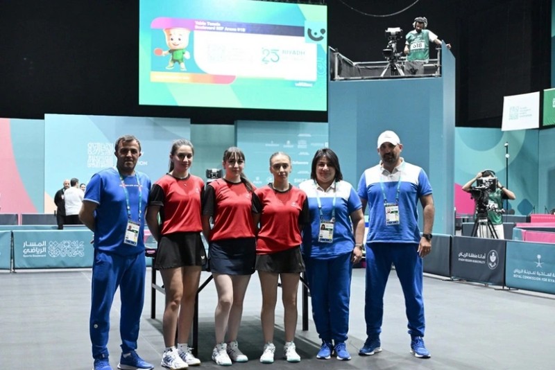 Azərbaycanın stolüstü tennis millisi İslamiadanın yarımfinalına yüksəlib