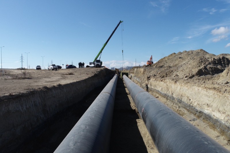 Zığ-Hövsan kanalizasiya kollektoru tikilir