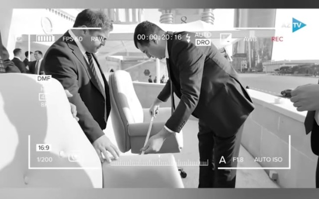 Paradda liderlərin əyləşdiyi yer belə hazırlanıb - VİDEO