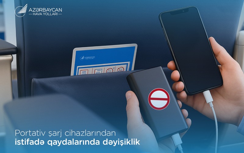 Təyyarədə şarj cihazından istifadə qadağan edildi