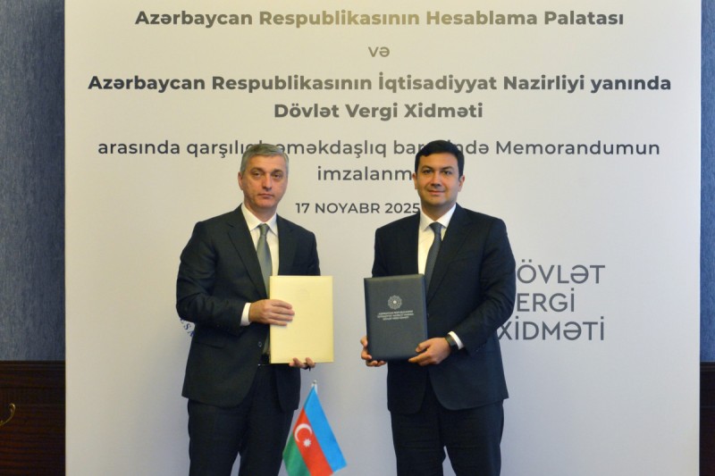 Hesablama Palatası və DVX arasında Anlaşma Memorandumu imzalandı -FOTOLAR