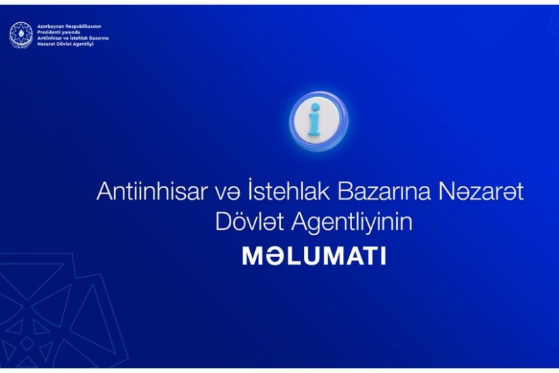 Haqsız rəqabətə yol verən 6 təsərrüfat subyektinə qarşı tədbir görülüb