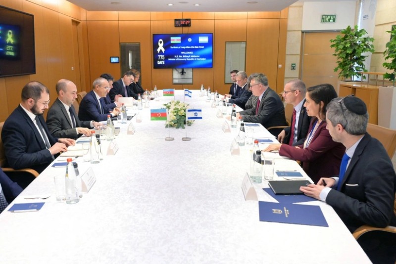 Azərbaycan və İsrail iqtisadi münasibətlərin genişləndirilməsini müzakirə edib