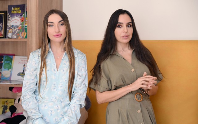 Prezidentin qızı və gəlini internat məktəbində - FOTOLAR