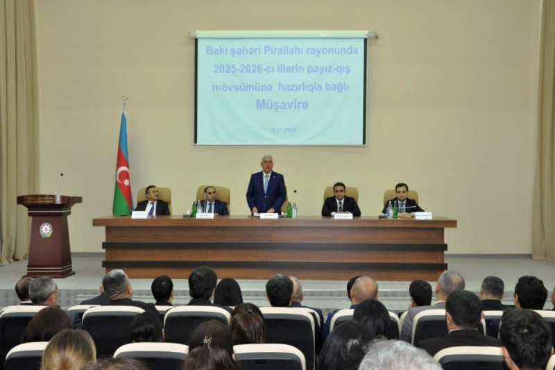 Qarlı havalara hazırlıqla bağlı müşavirələr keçirilib