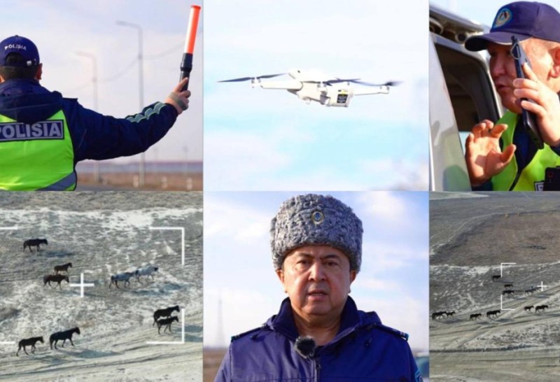 Qazaxıstanda qəzaların qarşısını almaq üçün yebi üsul - DRONLAR