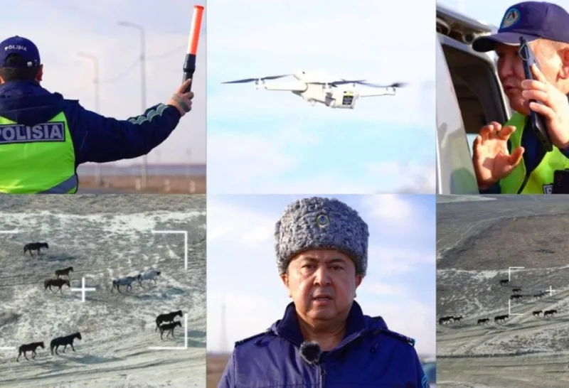 Qazaxıstanda qəzaların qarşısını almaq üçün yebi üsul - DRONLAR