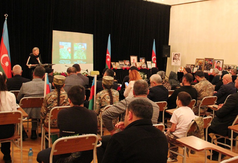 Şəhidlərimizin xatirəsinə həsr olunmuş anım tədbiri keçirilib - FOTO