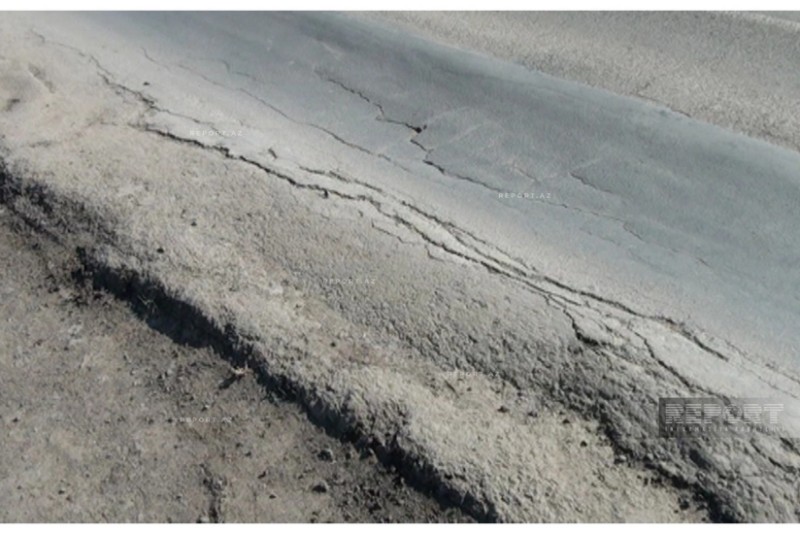 Ələt-Astara yolunun bu hissəsi qəzalı vəziyyətə düşüb