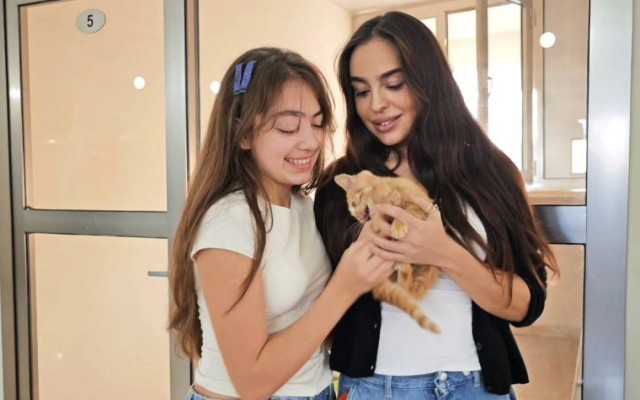 Leyla Əliyeva Heyvanlara Qayğı Mərkəzində - FOTOLAR
