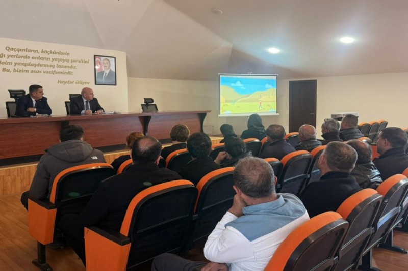 Keçmiş məcburi köçkünlər mina təhlükəsi ilə bağlı maarifləndirilib