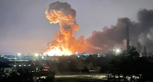 Kiyevə kütləvi hücum edilib