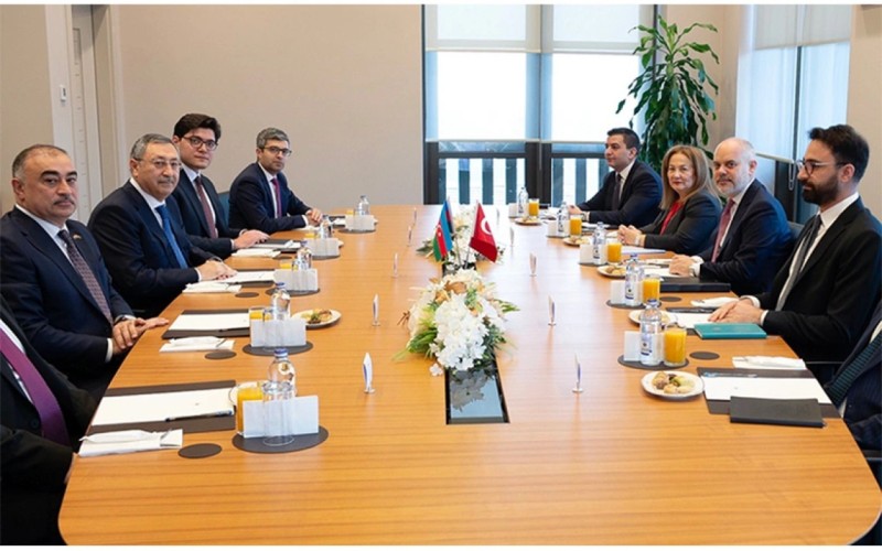 Xələf Xələfov Ərdoğanın baş müşaviri ilə görüşdü