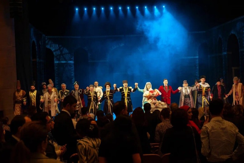 Amaliya Pənahova Dram Teatrında “Xurşidbanu Natəvan”la yad edilib - FOTO