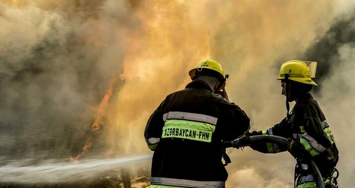 Daşkəsəndə yanğın - Xəsarət alan var