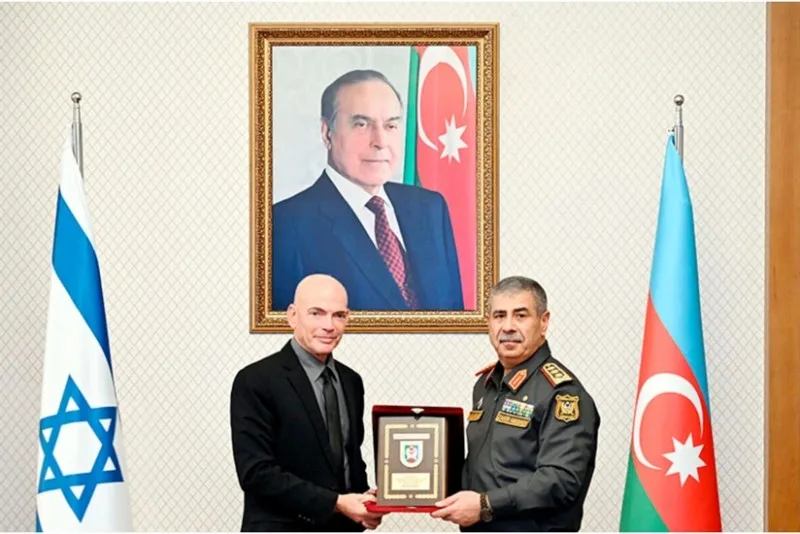 Zakir Həsənov İsrail nümayəndə heyətini qəbul edib