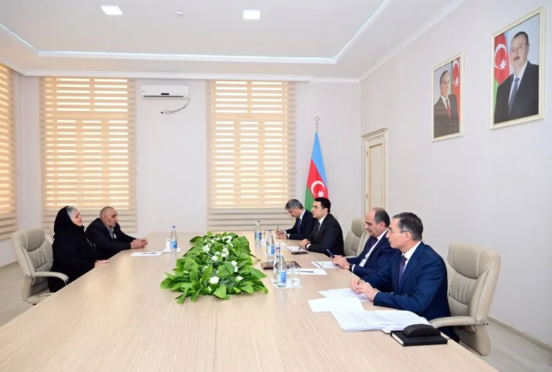 Adil Kərimli Ağdamda vətəndaşları qəbul edib - FOTOLAR
