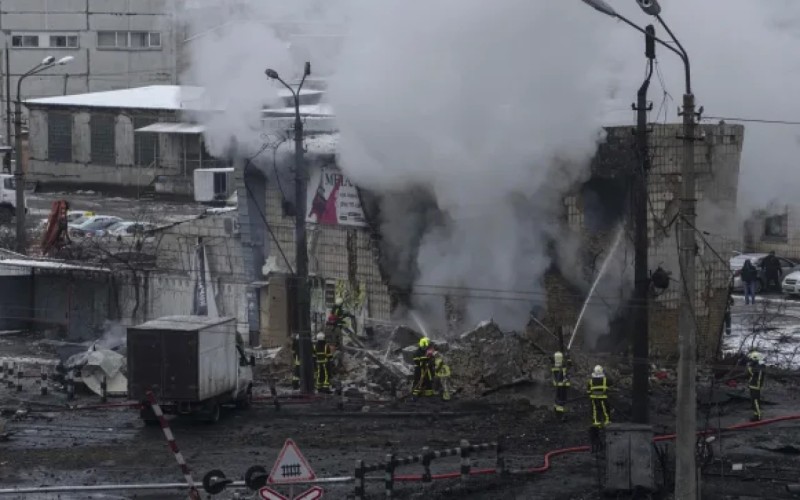 Kiyevdə elektrik kəsintisi yaşanır