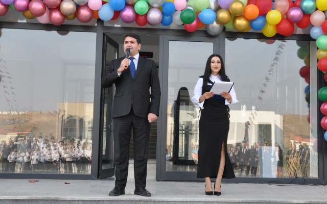 Horovlu kənd məktəbi fəaliyyətə başladı - FOTOLAR