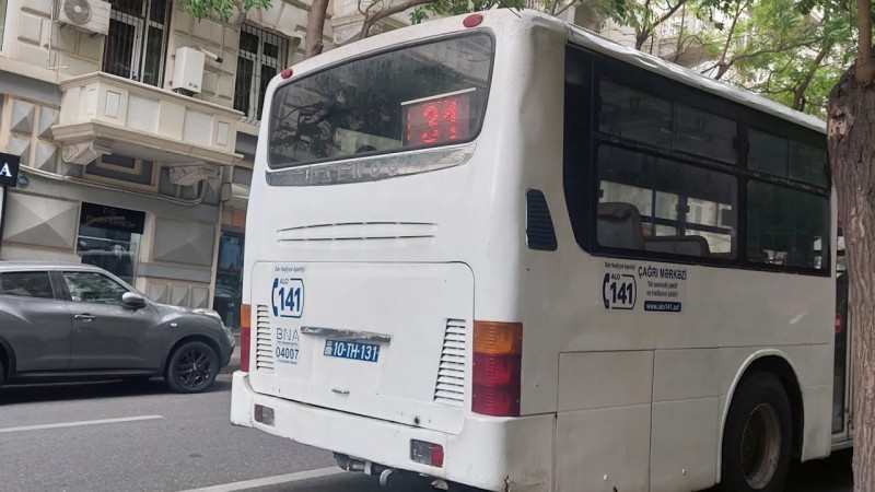 Bu marşrutun bütün avtobusları yenilənir