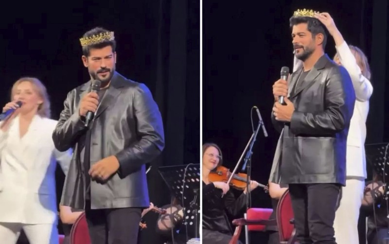 Başına tac qoyub kral etdilər - VİDEO