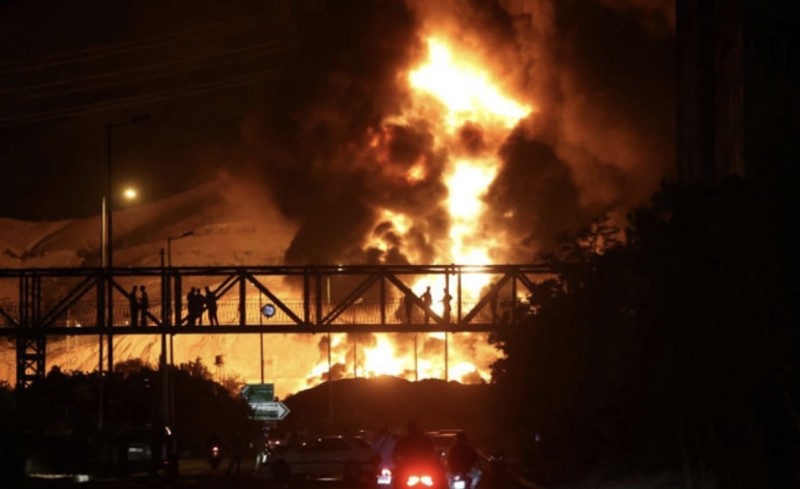 İranda polad zavodunda güclü yanğın baş verdi