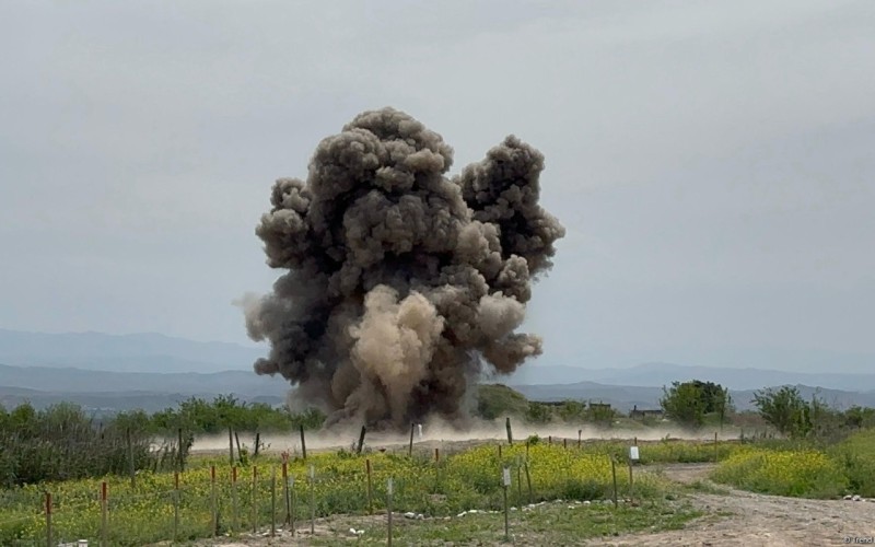 Ağdərə sakini MİNAYA DÜŞDÜ