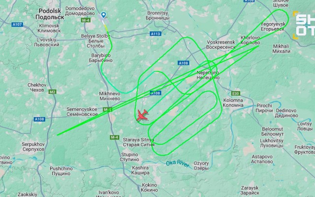 Təyyarə təcili enişdən əvvəl havada belə dövrə vurub - VİDEO