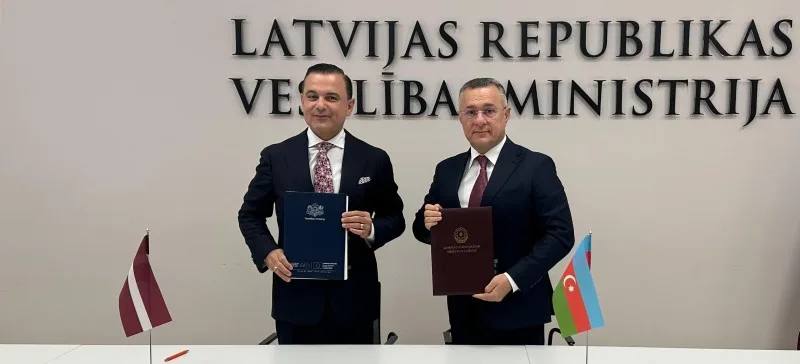 Riqada Azərbaycan və Latviya səhiyyə nazirlikləri Əməkdaşlıq Sazişi imzaladı - FOTOLAR