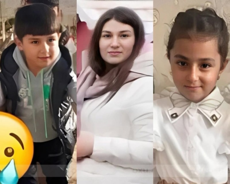 Yanğında ölən ana və övladlarının FOTOSU