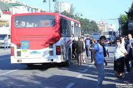 Bu marşrutda avtobuslar yenilənir