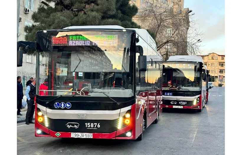 Bu marşrut üzrə avtobuslar qismən yenilənəcək